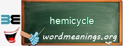 WordMeaning blackboard for hemicycle